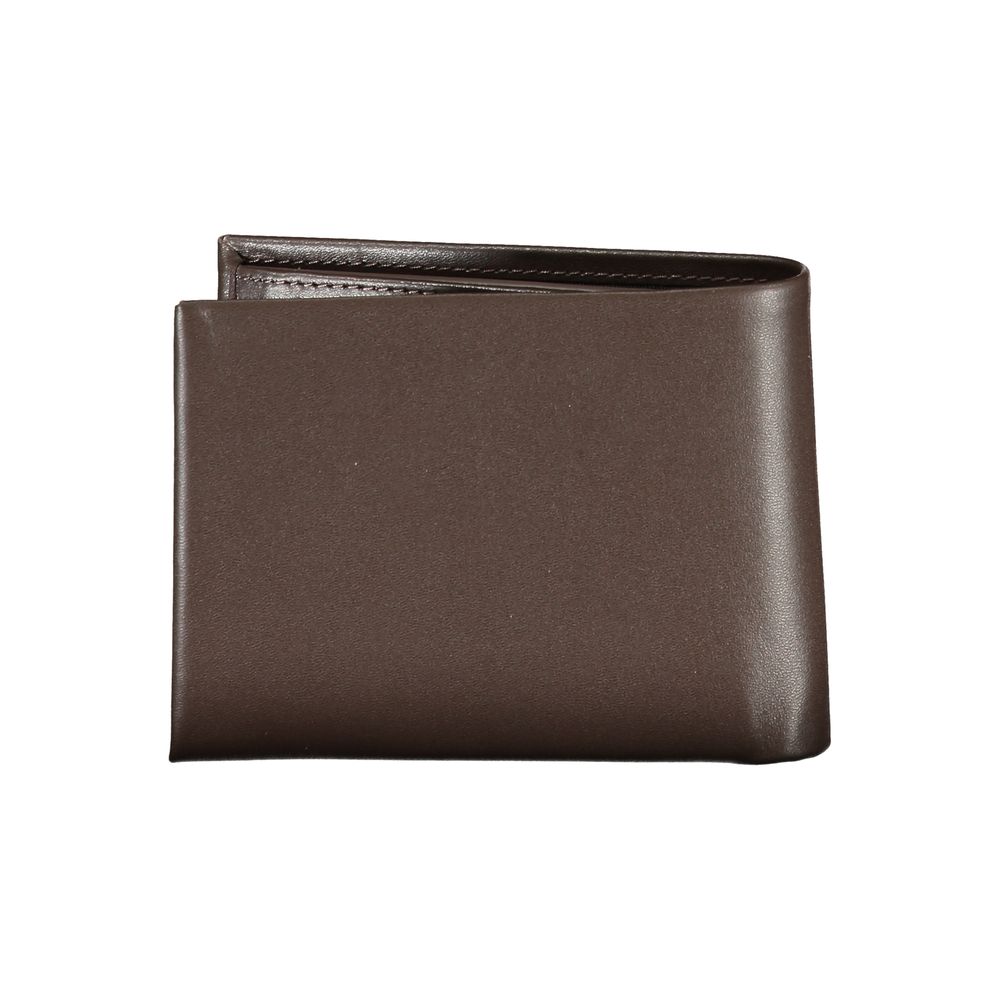 Calvin Klein Braune Lederbrieftasche