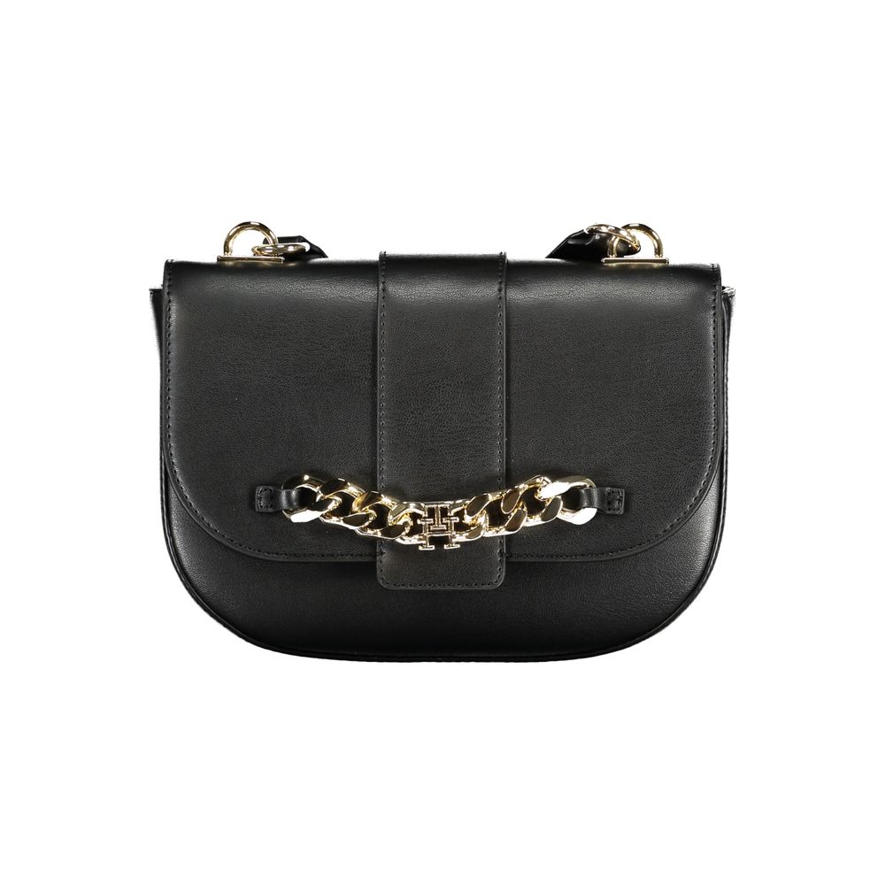 Tommy Hilfiger – Schwarze Polyethylen-Handtasche