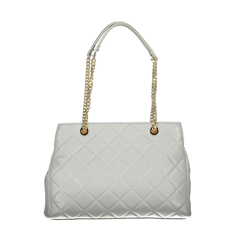 Mario Valentino Graue Polyethylen-Handtasche