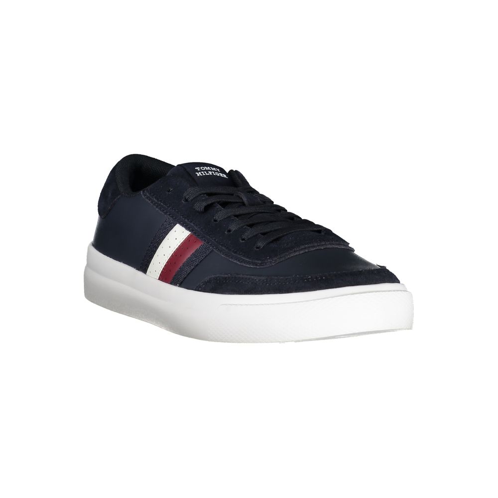 Tommy Hilfiger – Blauer Polyester-Sneaker