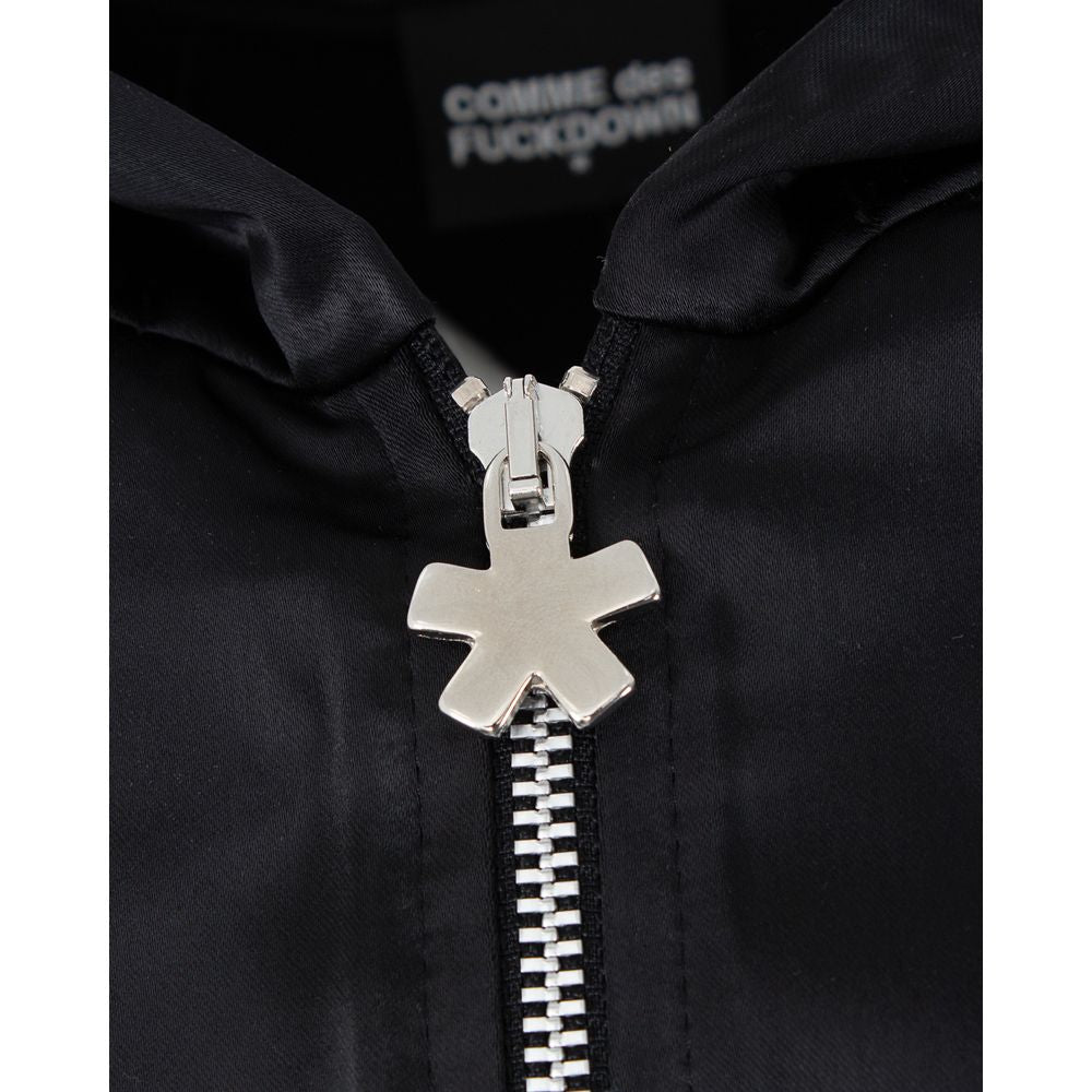 Comme Des Fuckdown – Schwarzer Polyesterpullover