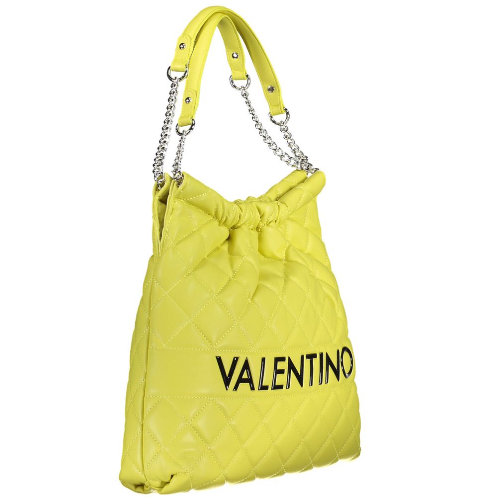 Mario Valentino Giallo Poliuretano Women Shoulder Bag