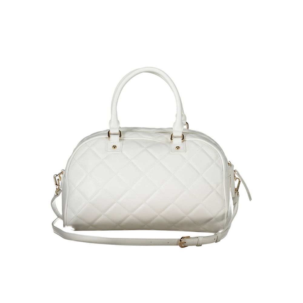 Mario Valentino – Weiße Polyethylen-Handtasche
