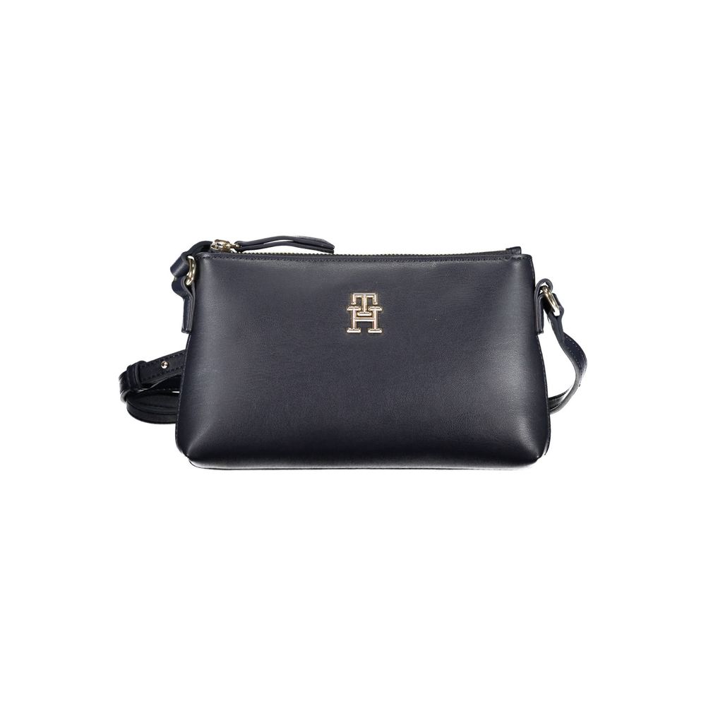 Tommy Hilfiger – Blaue Polyethylen-Handtasche