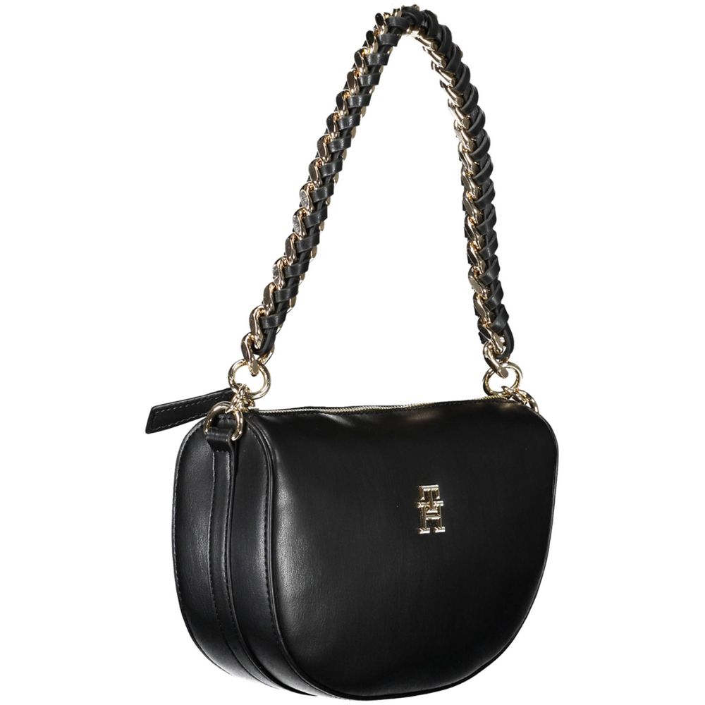 Tommy Hilfiger – Schwarze Polyethylen-Handtasche
