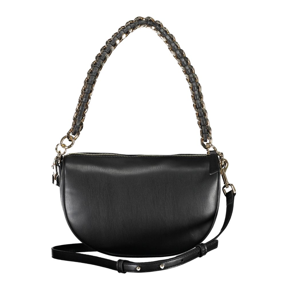 Tommy Hilfiger – Schwarze Polyethylen-Handtasche