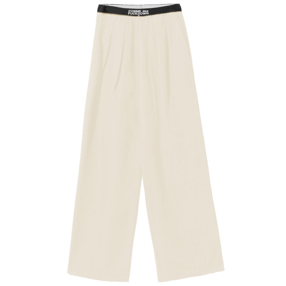 Comme Des Fuckdown Beige Polyester-Jeans und -Hose