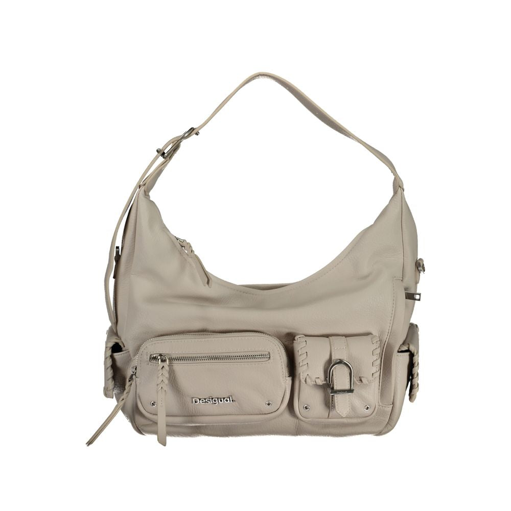 Desigual – Weiße Handtasche aus Polyethylen