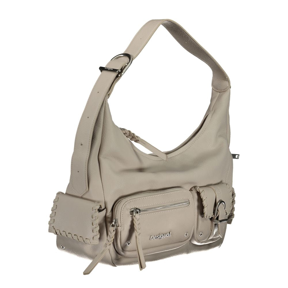 Desigual – Weiße Handtasche aus Polyethylen