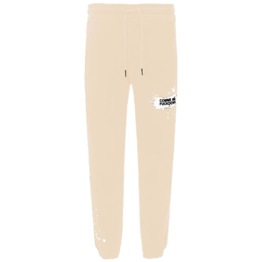 Comme Des Fuckdown Beige Baumwolljeans und -hose