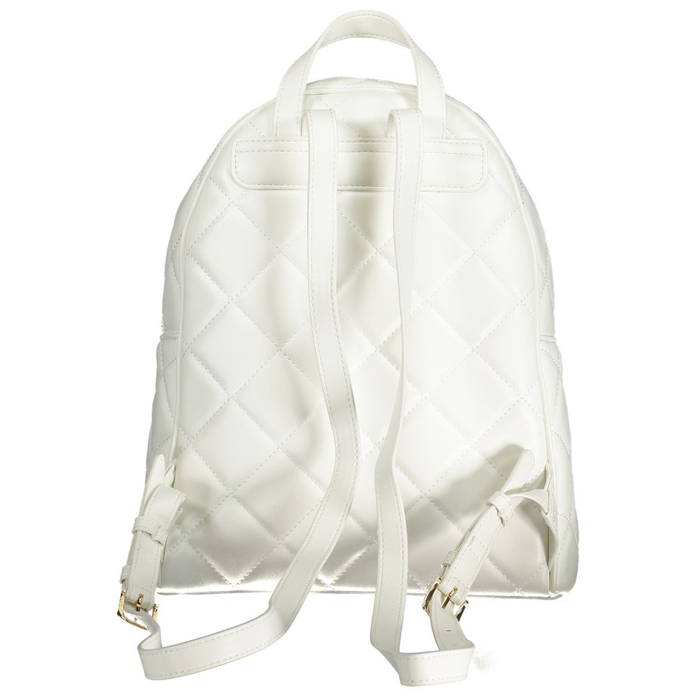 Mario Valentino – Weißer Polyethylen-Rucksack