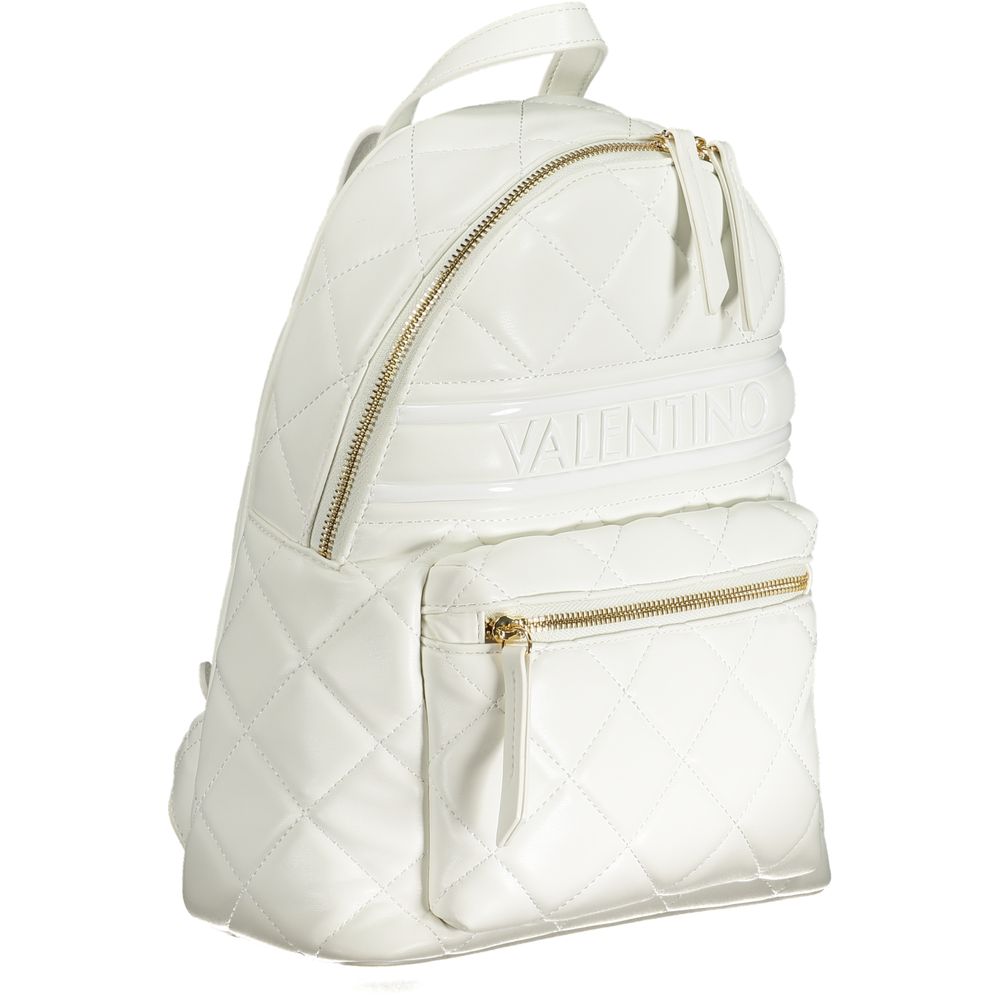 Mario Valentino – Weißer Polyethylen-Rucksack