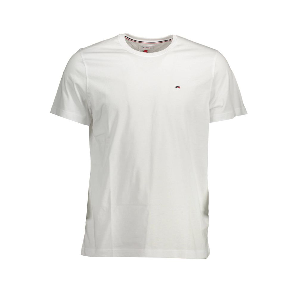 Tommy Hilfiger – Weißes Baumwoll-T-Shirt