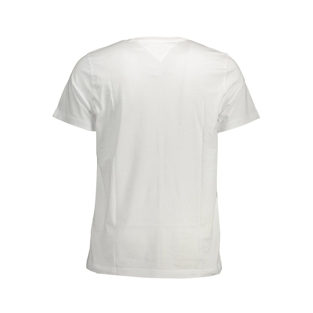 Tommy Hilfiger – Weißes Baumwoll-T-Shirt