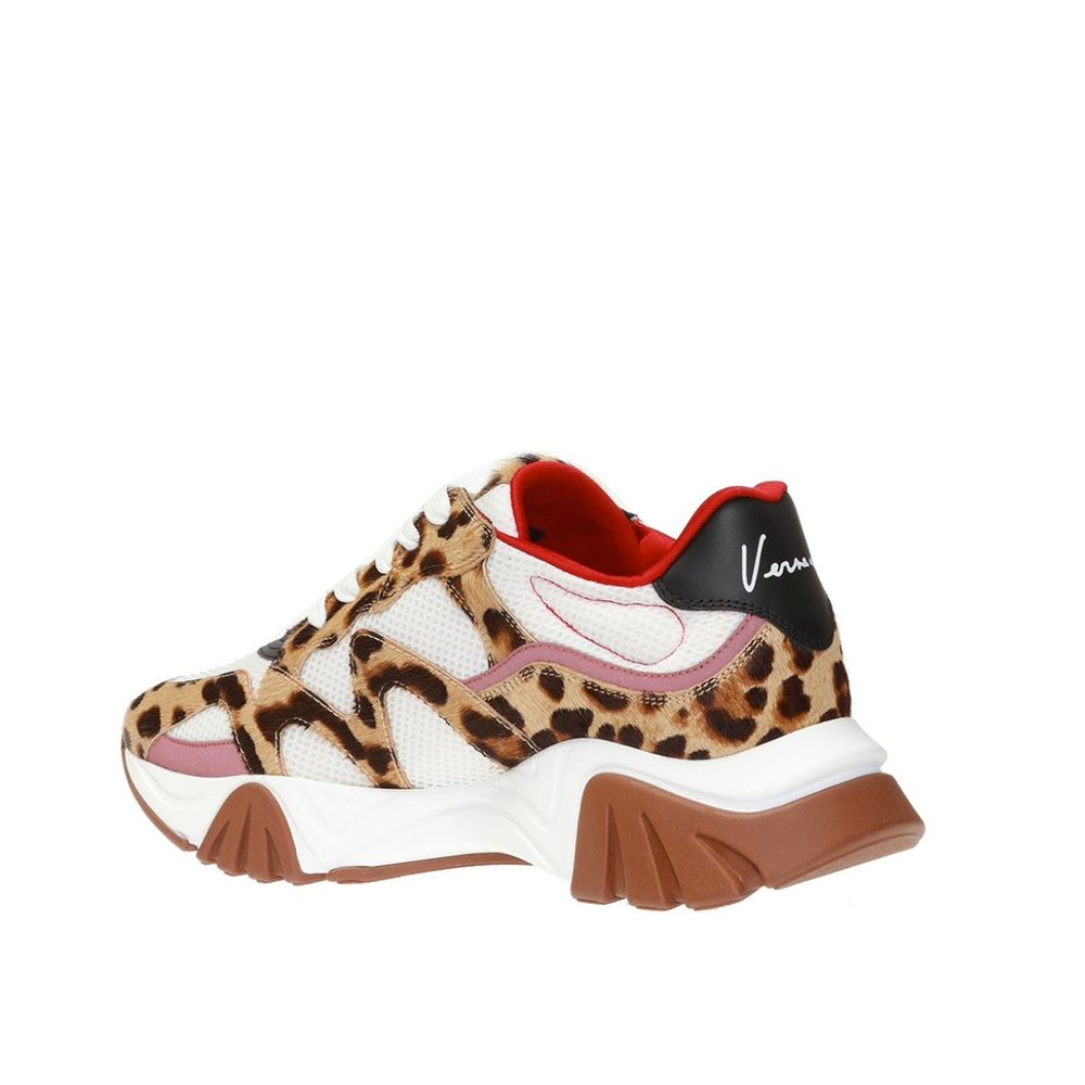 Versace Squalo Leoparden-Sneaker