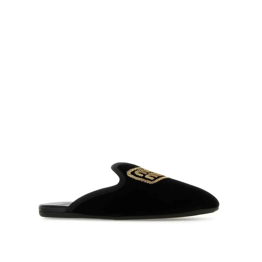 Miu Miu – Slip-On-Pantoletten mit Logostickerei