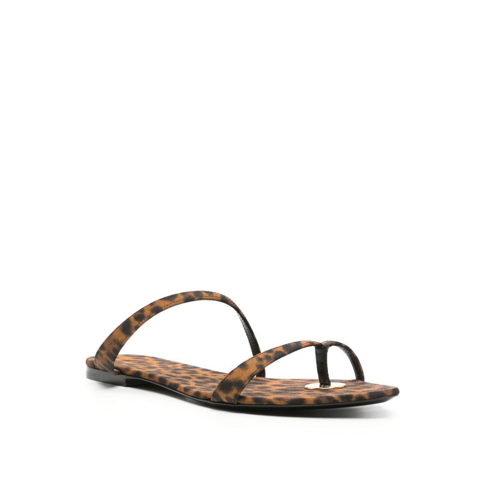 Saint Laurent Tanger Flache Sandalen