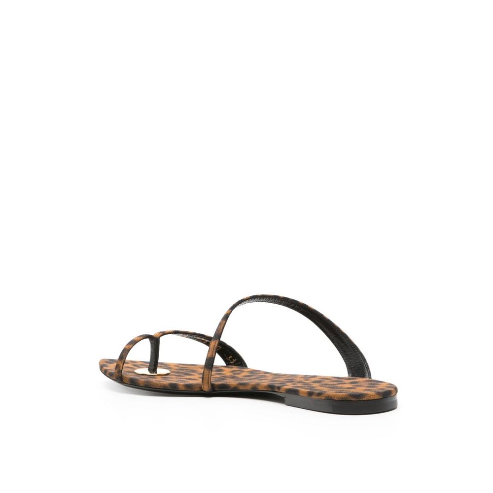 Saint Laurent Tanger Flache Sandalen