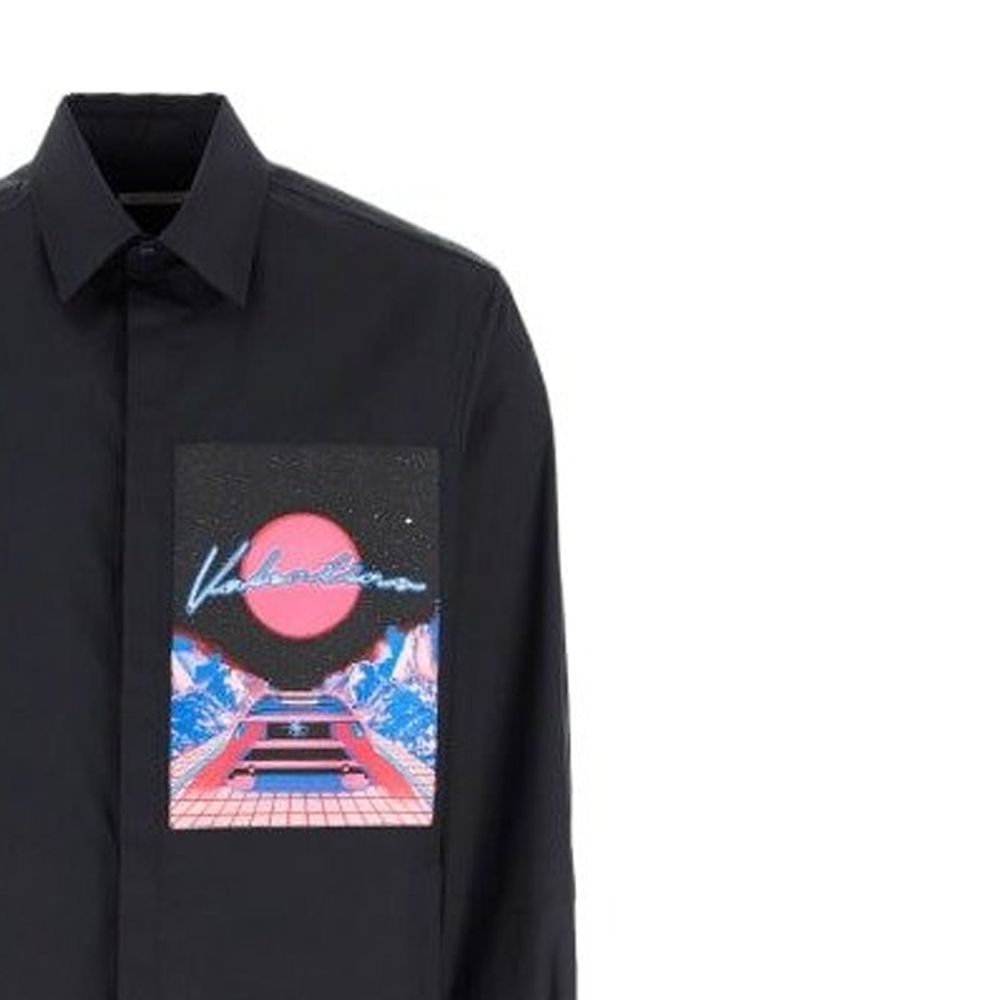 Valentino-Shirt mit Logo-Patch
