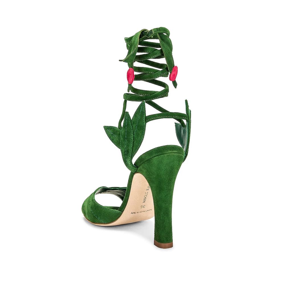Manolo Blahnik Ossie 105 Wickelsandalen