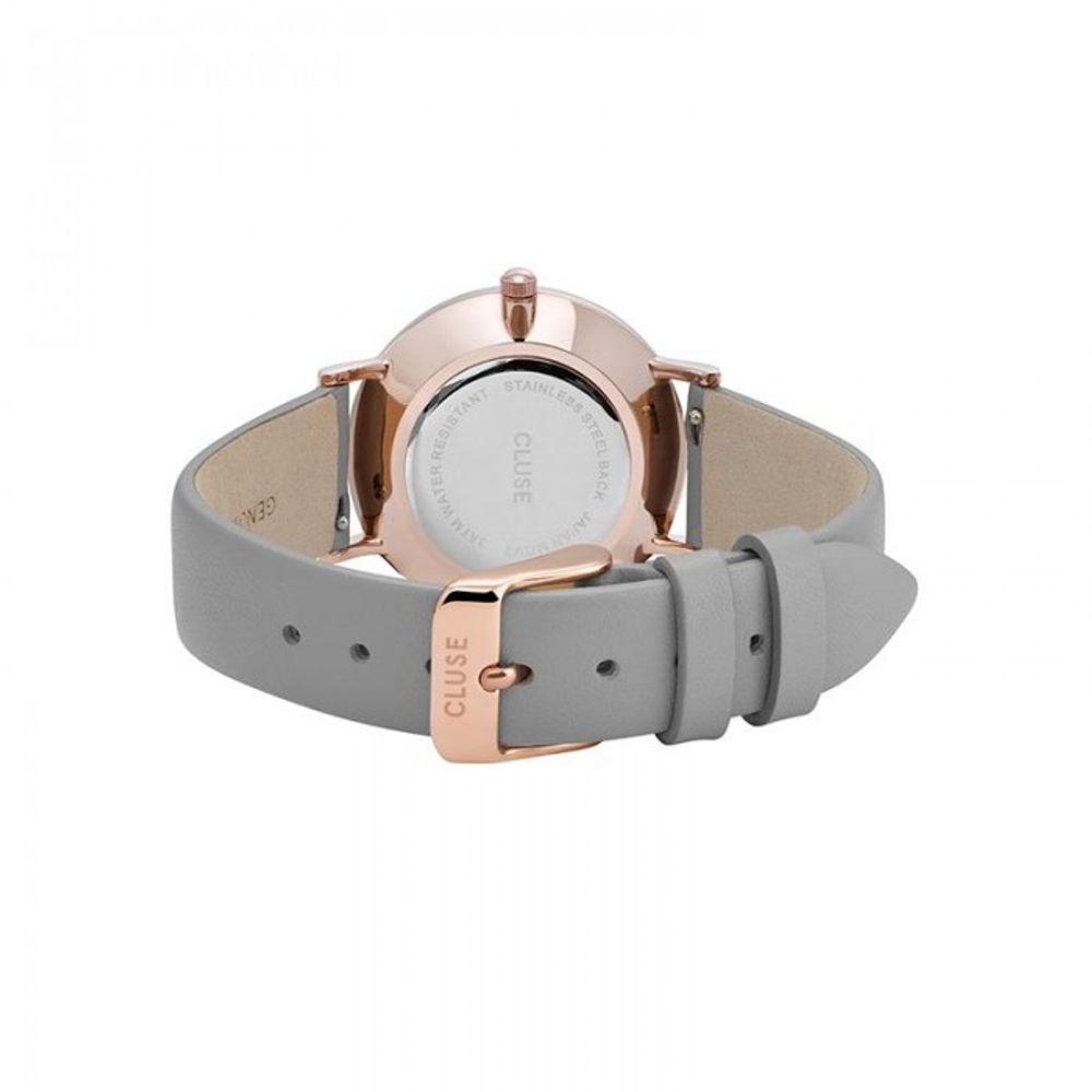 Cluse – Graue Lederuhr