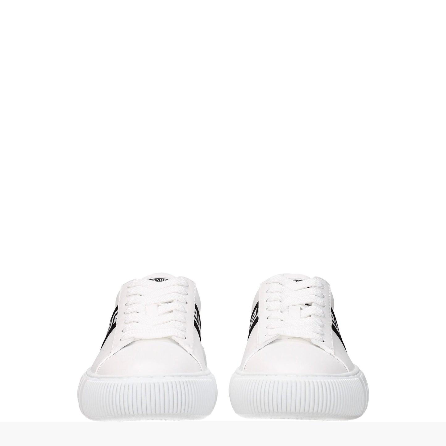 Weiße Ledersneaker von Versace