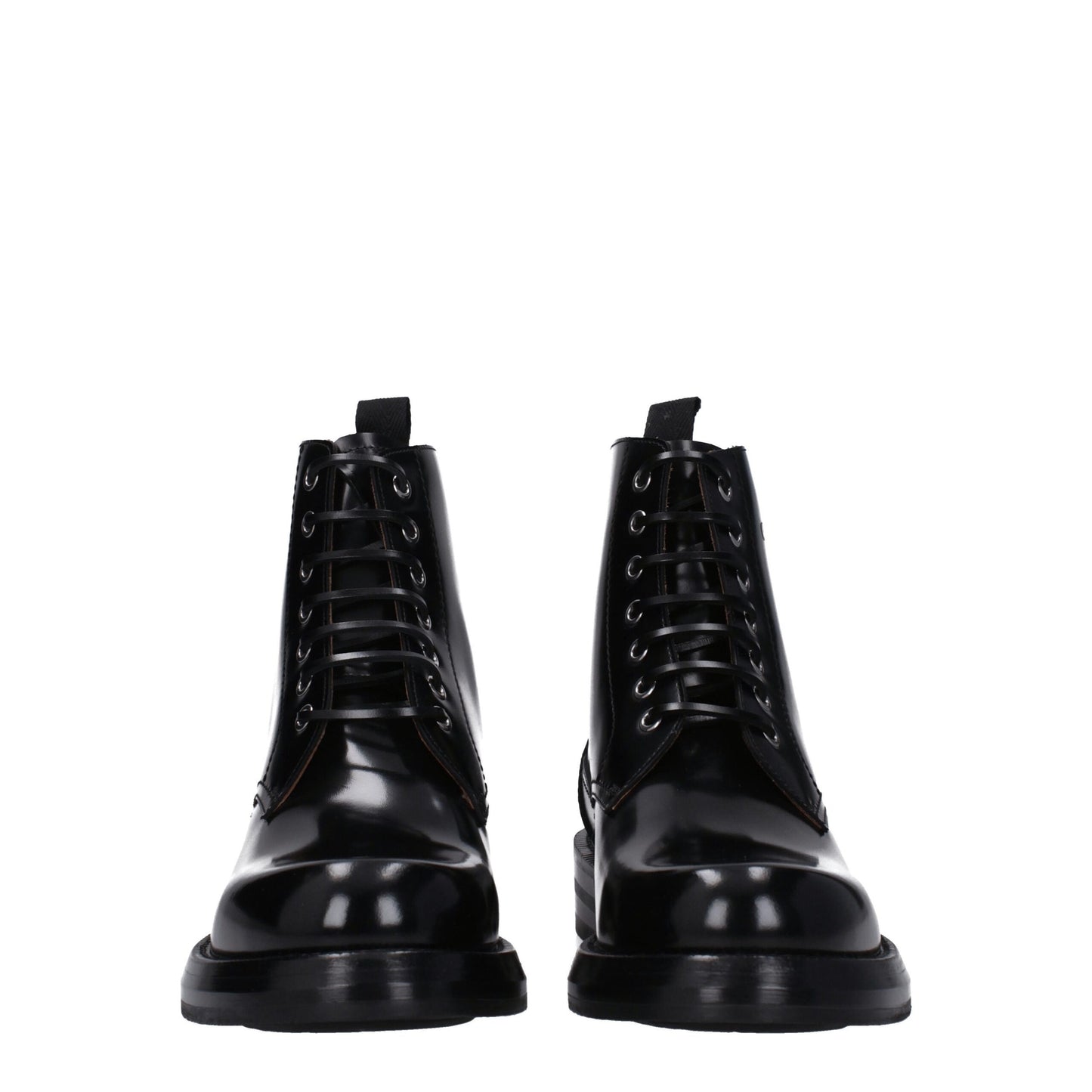 Christian Dior Schwarze Lederstiefeletten
