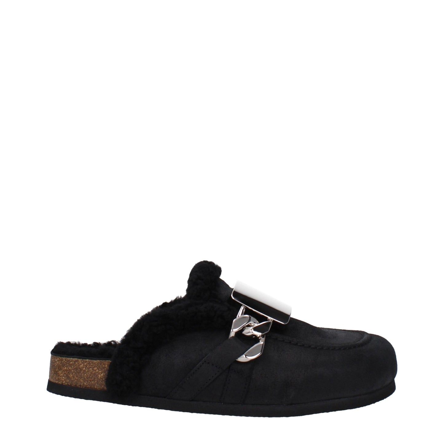 Jw Anderson – Schwarze Hausschuhe aus Leder