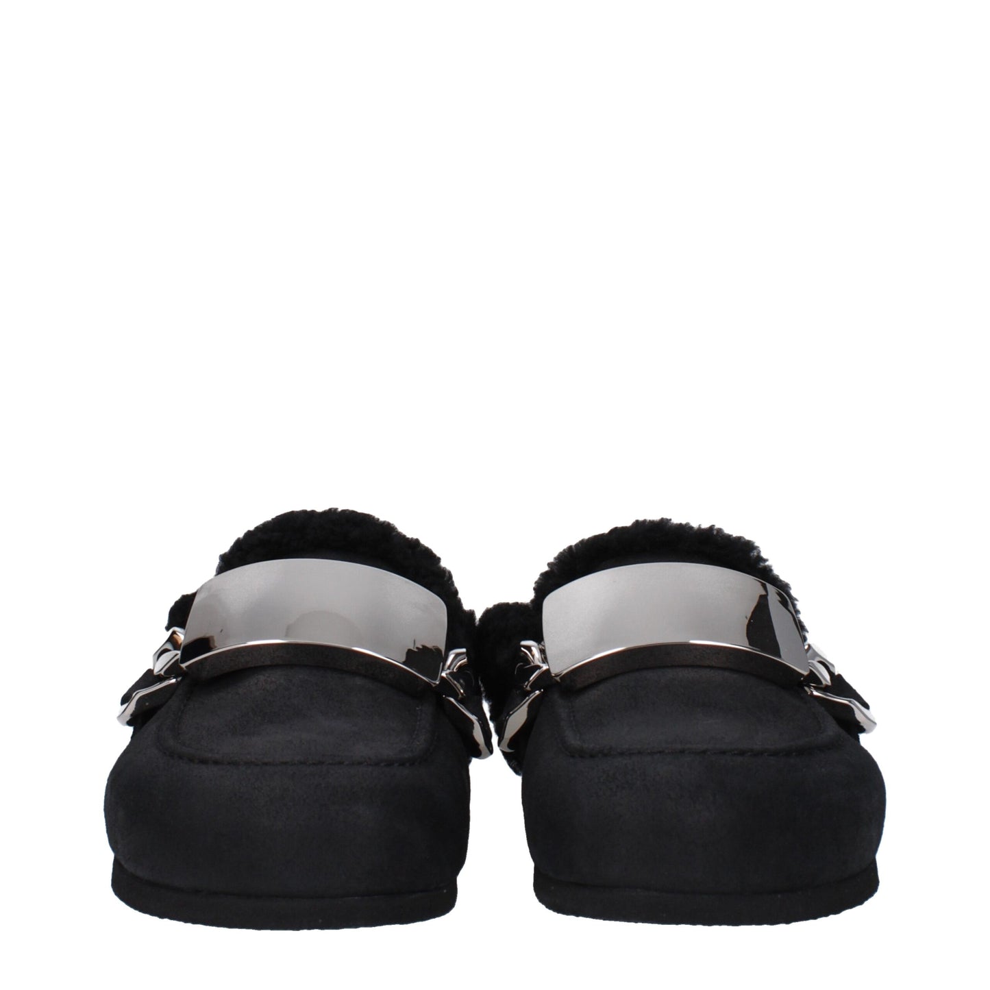 Jw Anderson – Schwarze Hausschuhe aus Leder