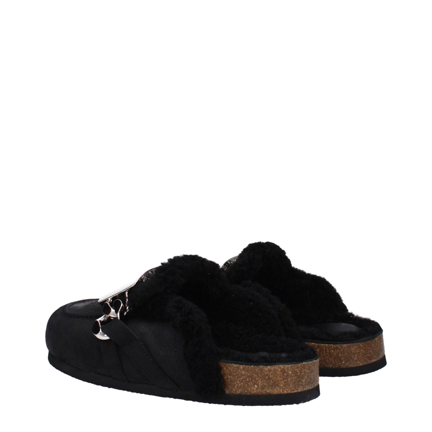 Jw Anderson – Schwarze Hausschuhe aus Leder