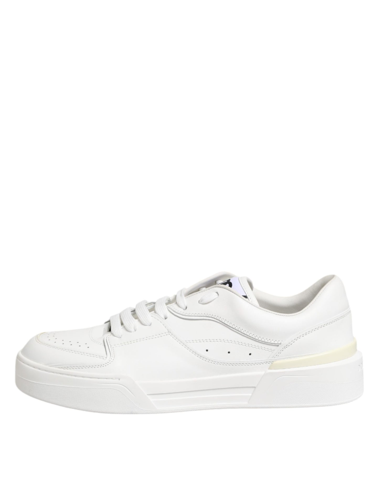 Dolce & Gabbana Weiße Miami Leder Low Top Sneakers Schuhe