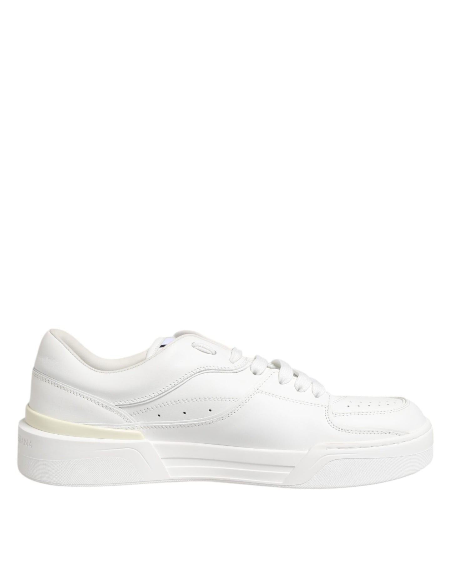 Dolce & Gabbana Weiße Miami Leder Low Top Sneakers Schuhe