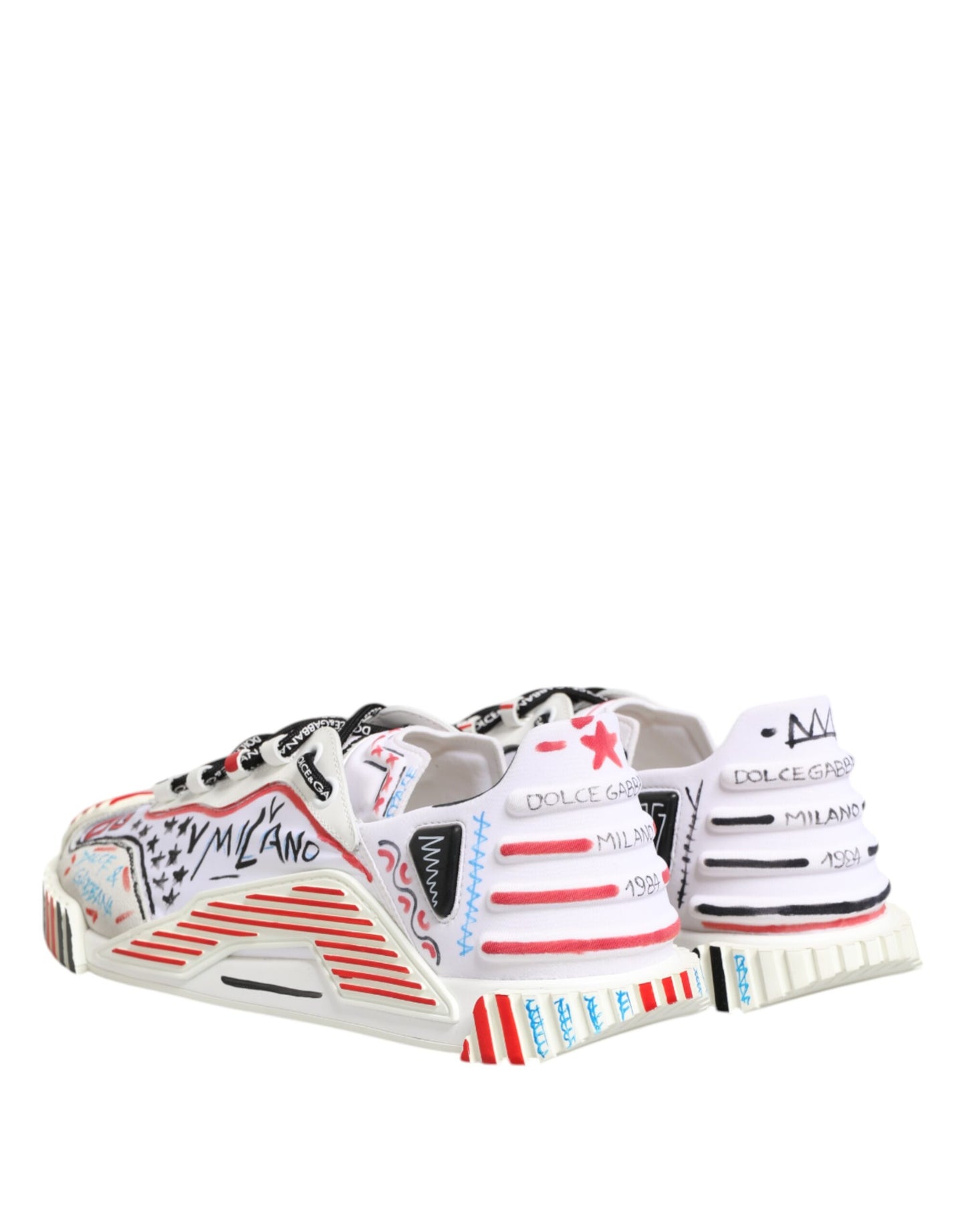 Dolce & Gabbana Multicolor Low Top NS1 Herren Sneakers Schuhe