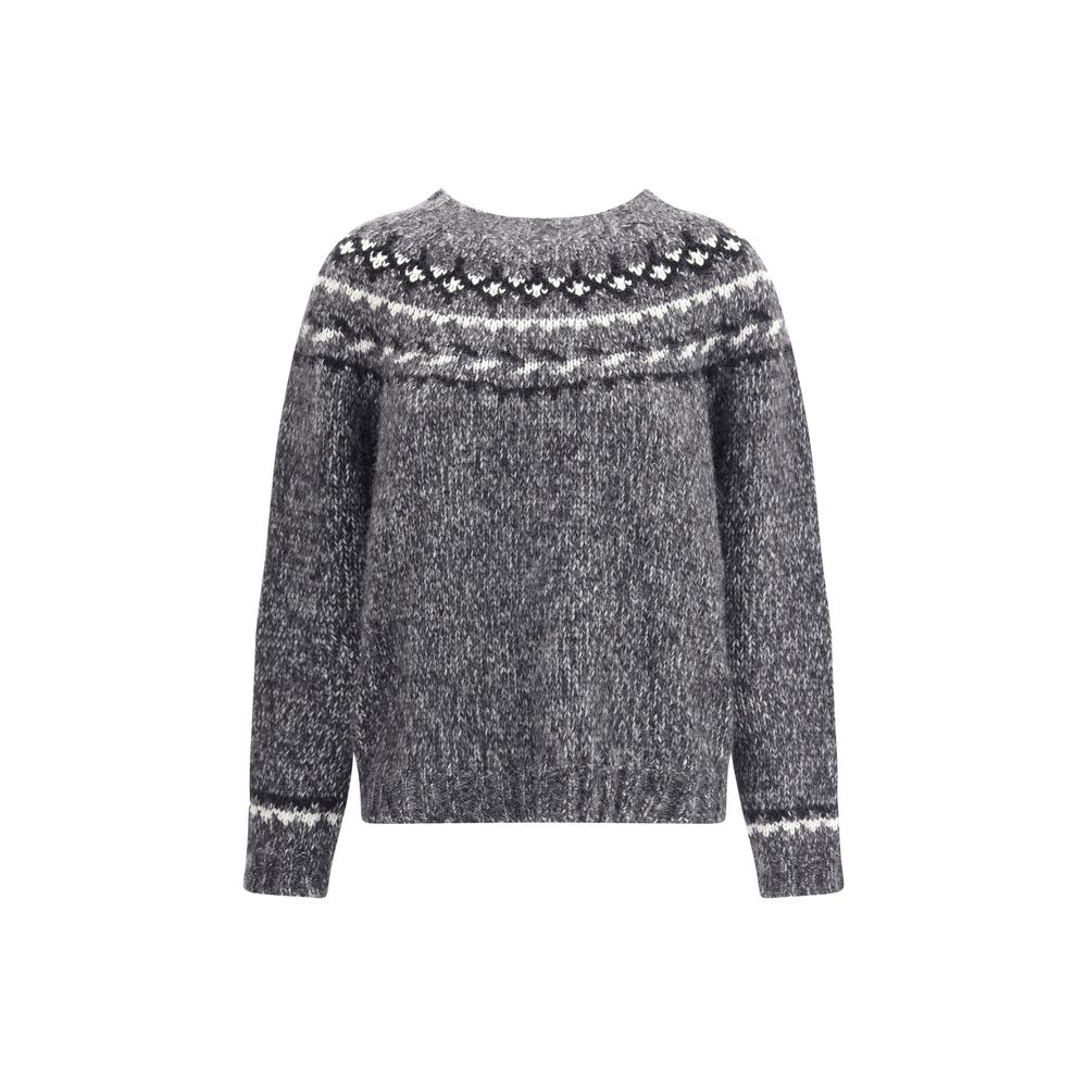 P.A.R.O.S.H. Gray Alpaca Vicugna Pacos Sweatshirt