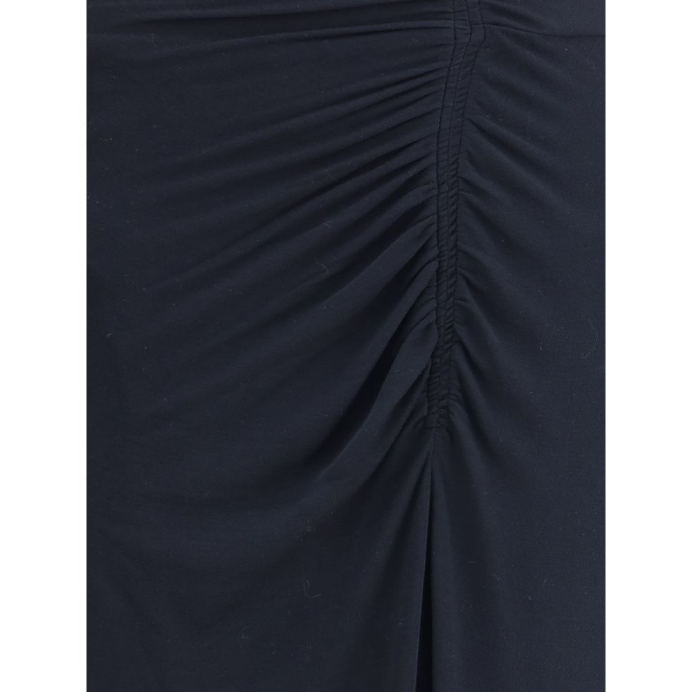 Marant Etoile Black Modal Casual Dress