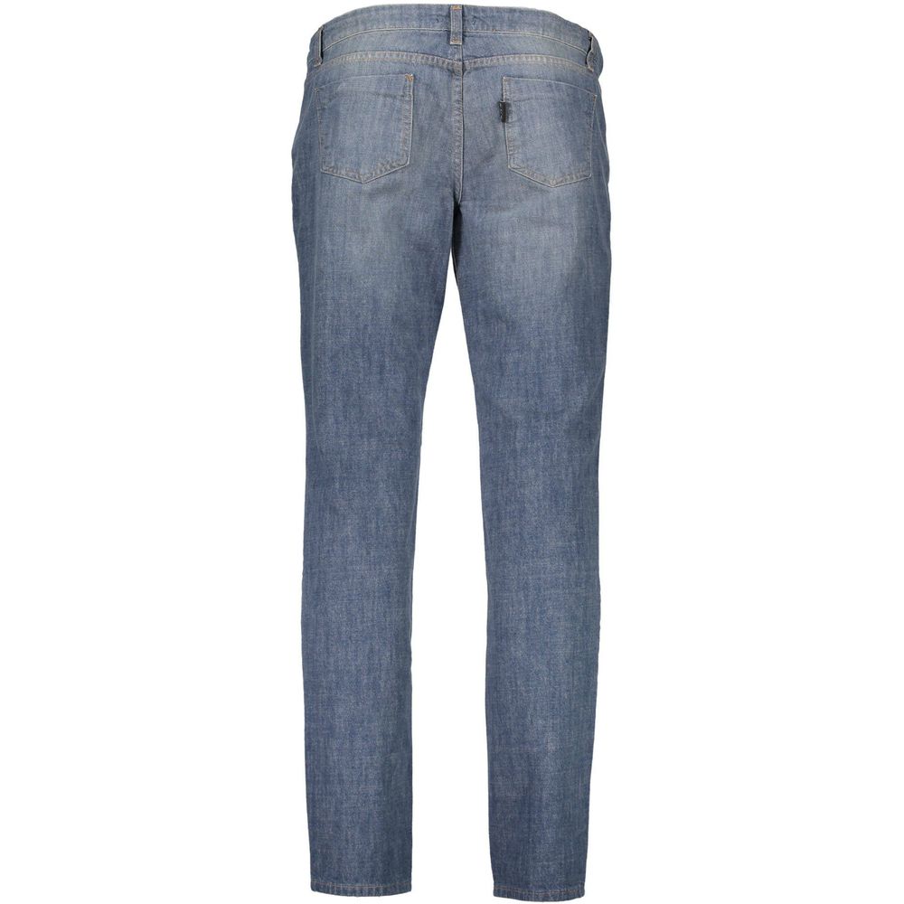 Costume National Jeans und Hose aus Baumwolle, Blau