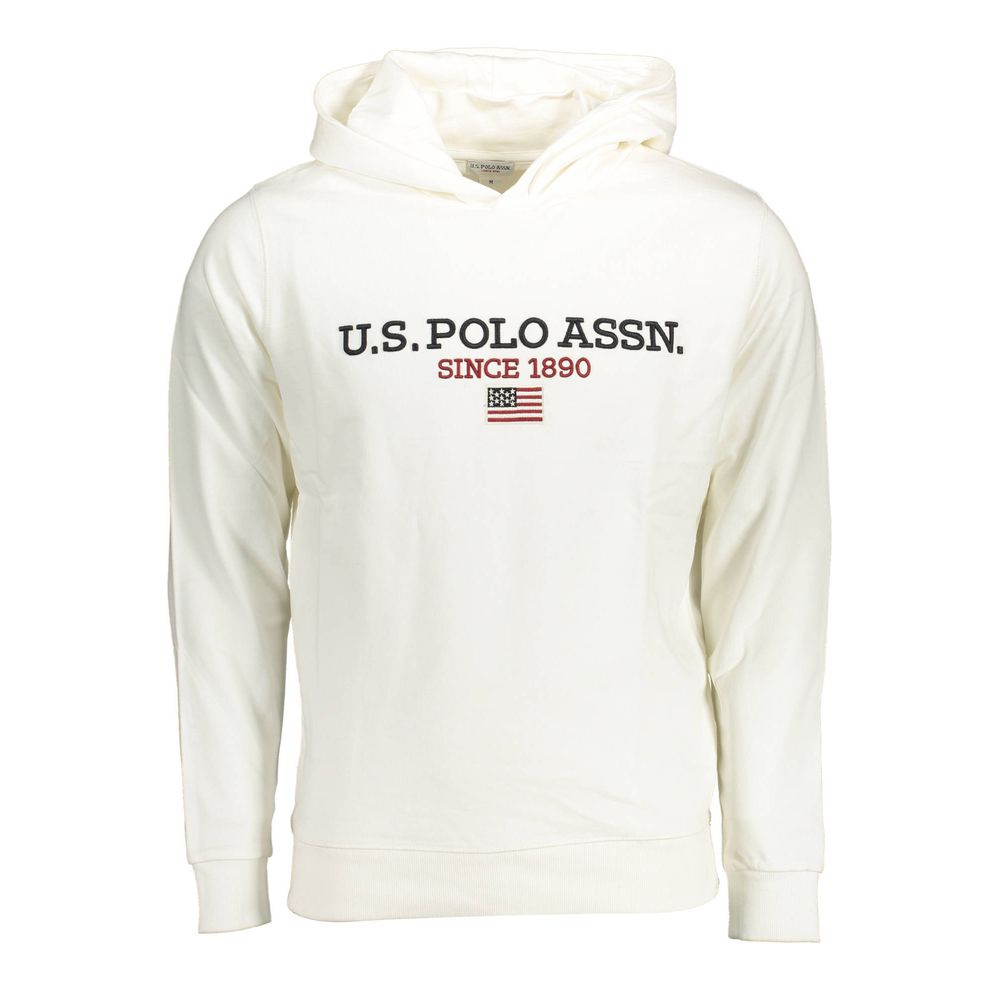 US POLO ASSN. Weißer Baumwollpullover