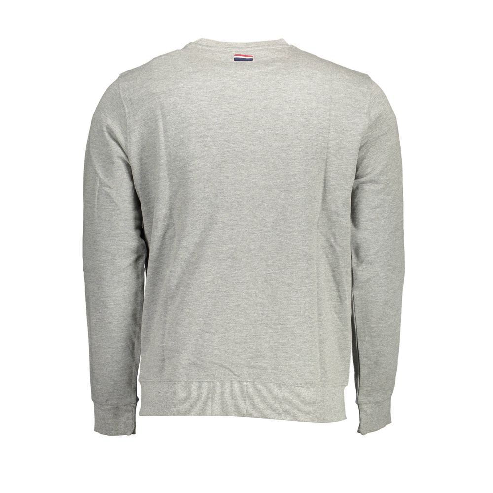 US POLO ASSN. Grauer Baumwollpullover