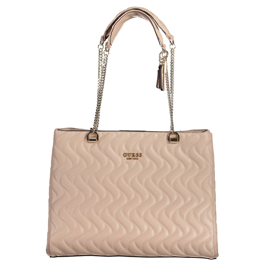 Guess Jeans – Handtasche aus Polyethylen in Rosa