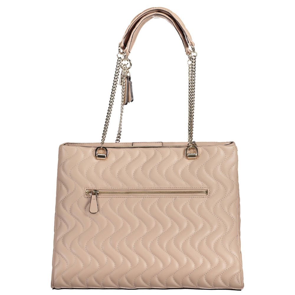 Guess Jeans – Handtasche aus Polyethylen in Rosa