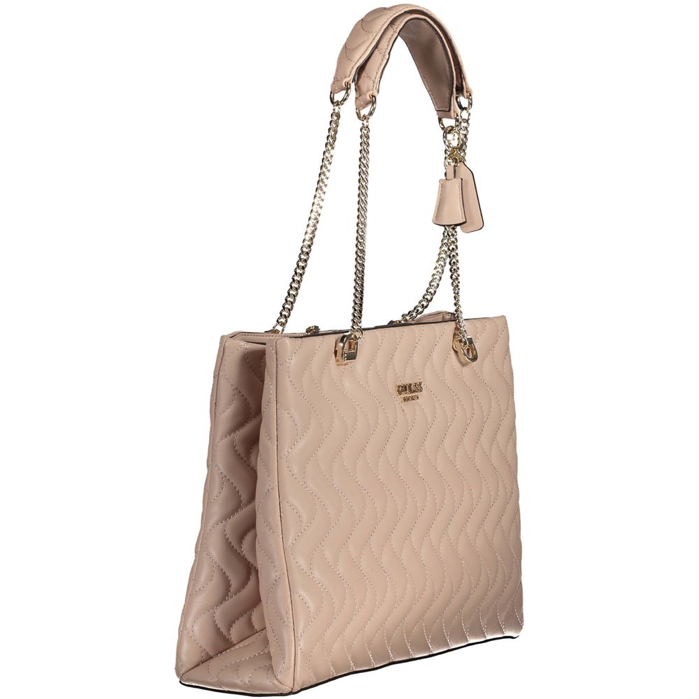 Guess Jeans – Handtasche aus Polyethylen in Rosa