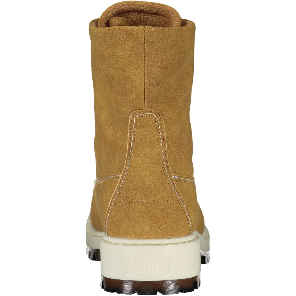 US POLO ASSN. Brauner Polyesterstiefel