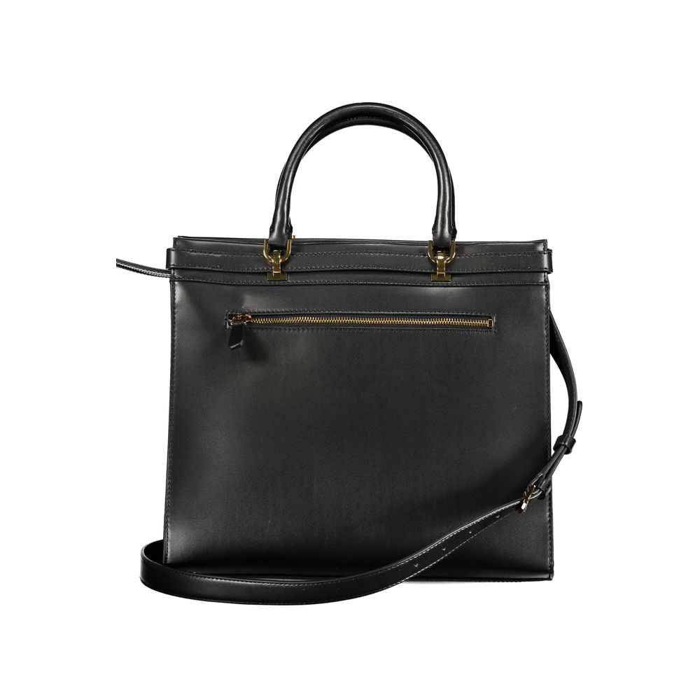 Guess Jeans – Schwarze Polyethylen-Handtasche