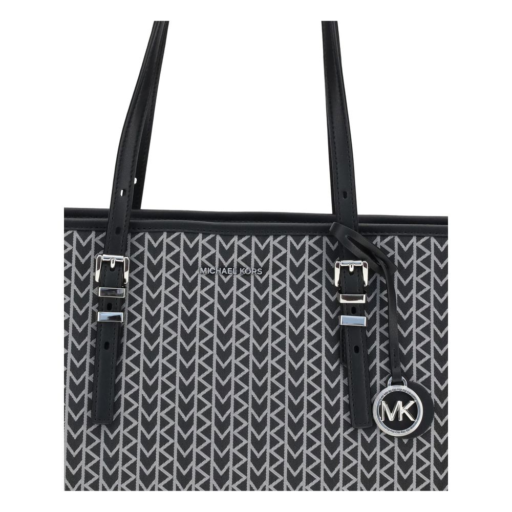 Michael Kors – Quinn – Große Tragetasche mit Jacquard-Logo
