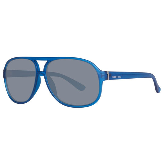 Benetton – Blaue Sonnenbrille mit Spritzguss