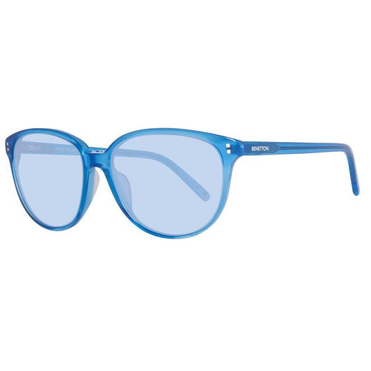 Benetton Blaue Kunststoff-Sonnenbrille