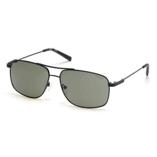 Kenneth Cole Sonnenbrille aus schwarzem Metall