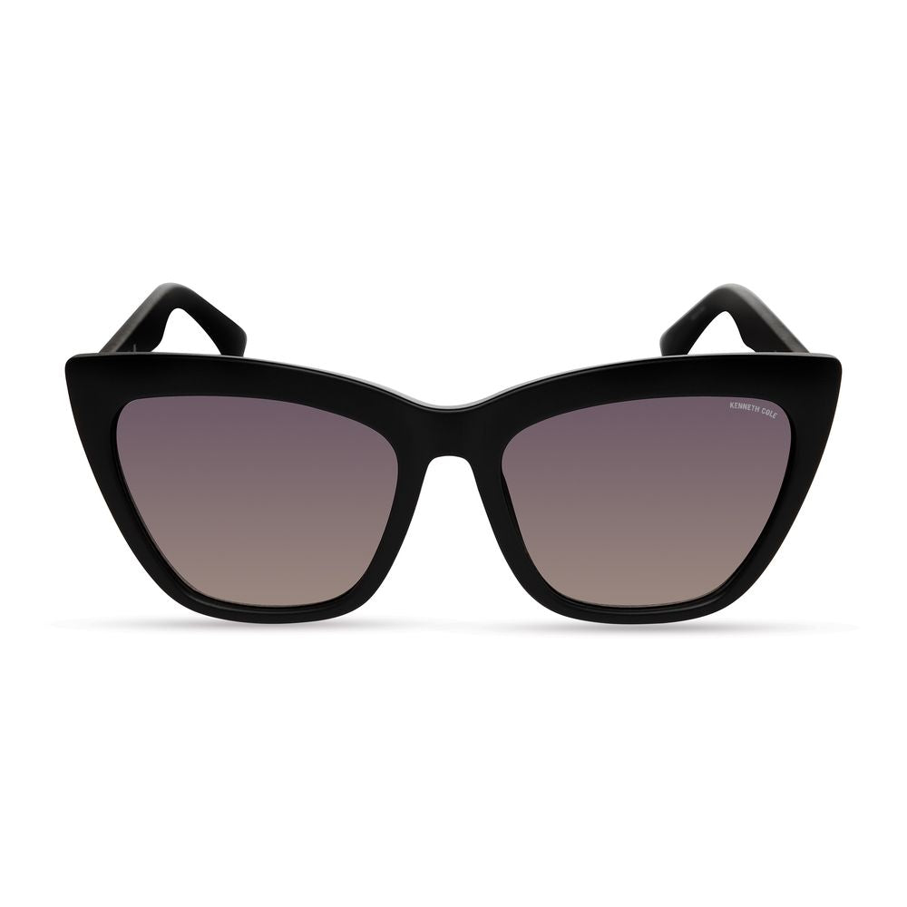 Kenneth Cole – Schwarze Sonnenbrille mit Spritzguss