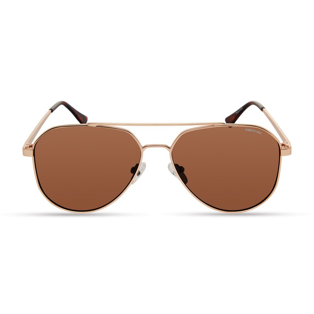 Kenneth Cole Sonnenbrille aus goldenem Metall