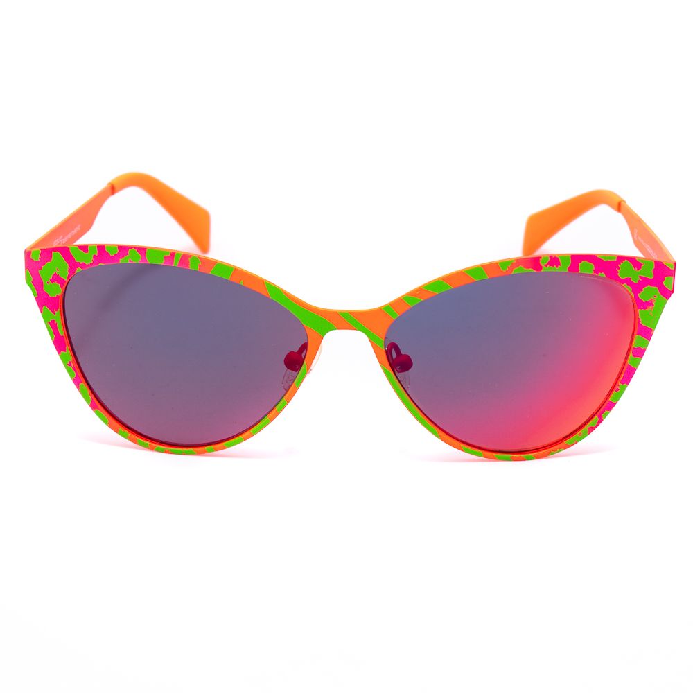 Rote Sonnenbrille aus Metall von Italia Independent